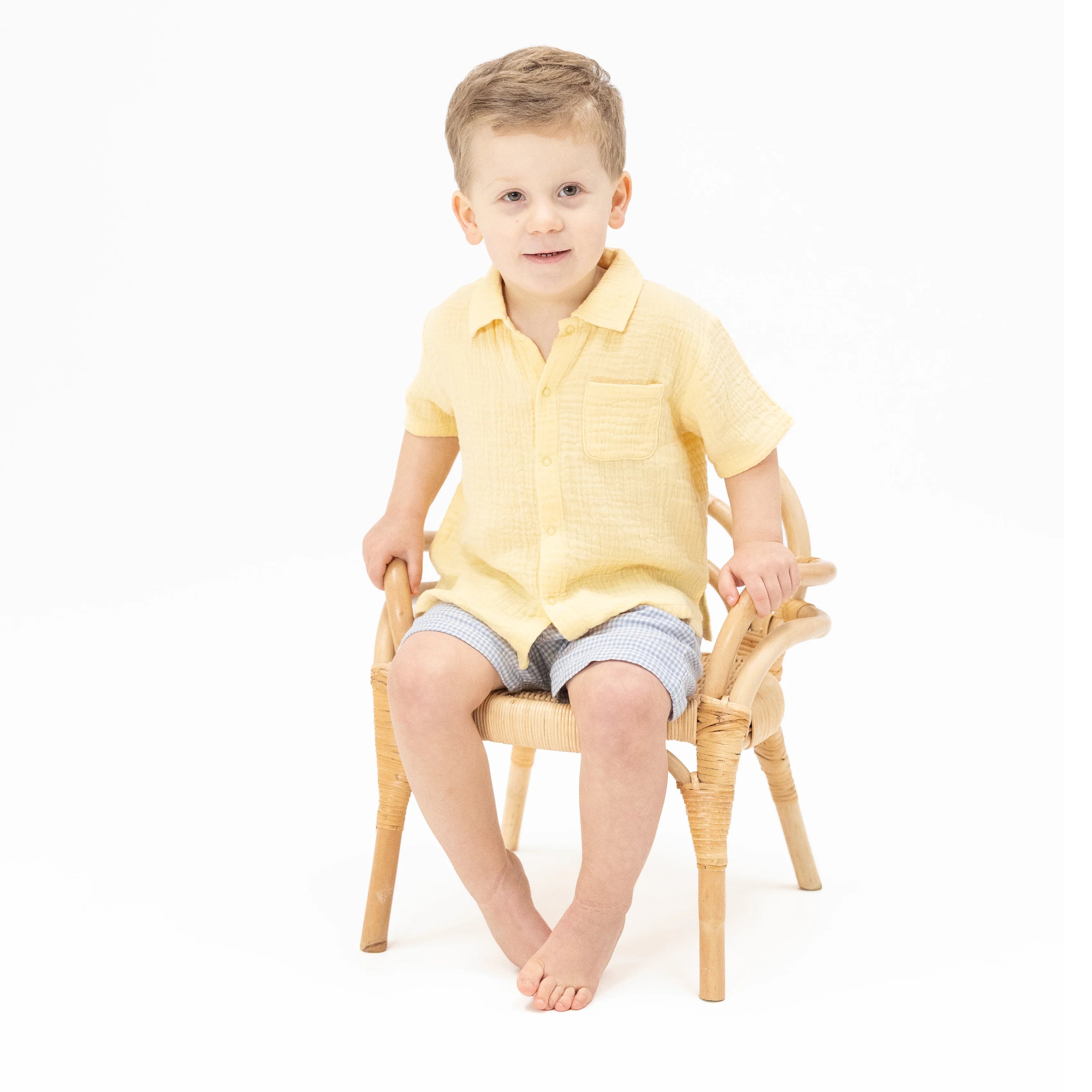 Polo Button Up w/ Casual Short