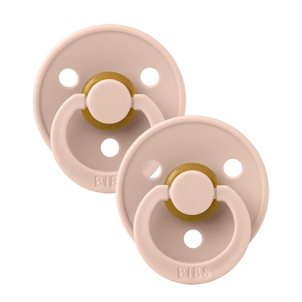 BIBS Pacifier Original Natural Rubber Latex 2PK