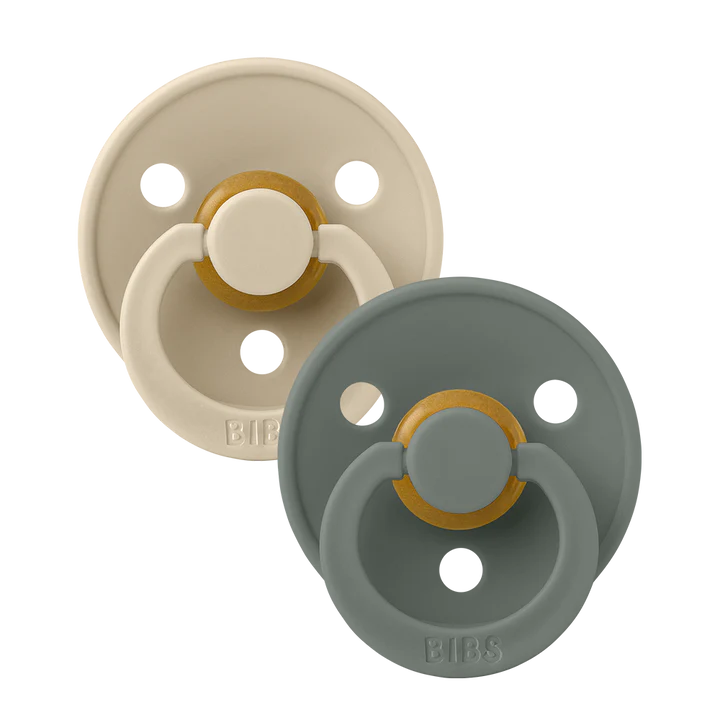 BIBS Pacifier Original Natural Rubber Latex 2PK