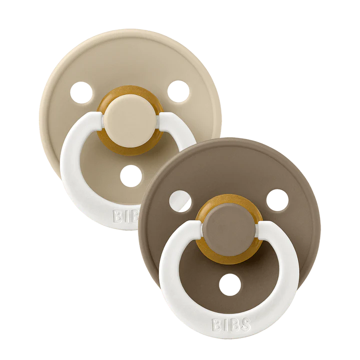 BIBS Pacifier Original Natural Rubber Latex 2PK