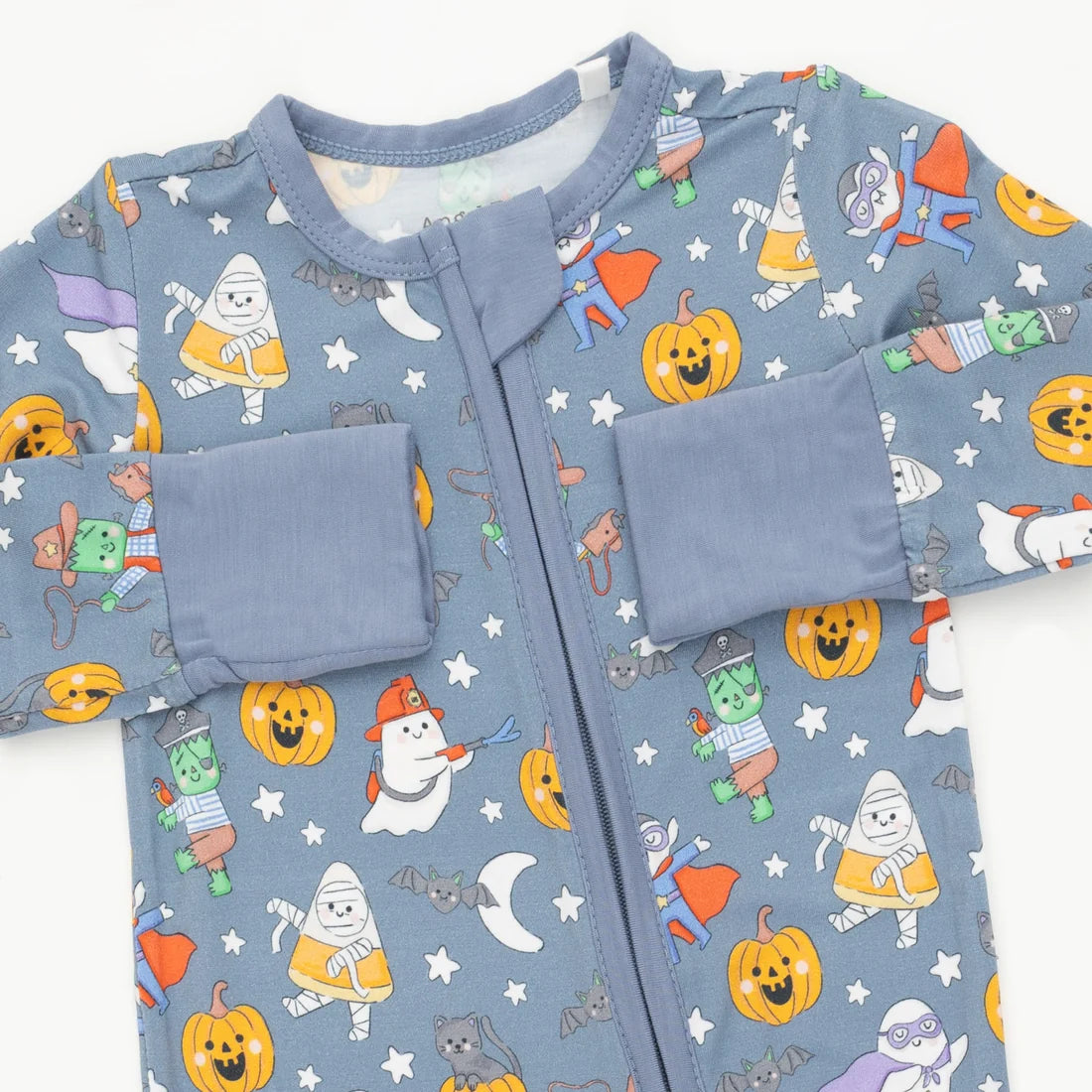 Convertible Romper | Halloween Monster Dress Up Blue