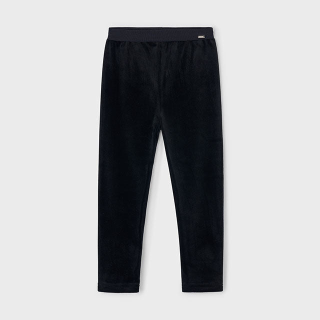Black Velvet Leggings
