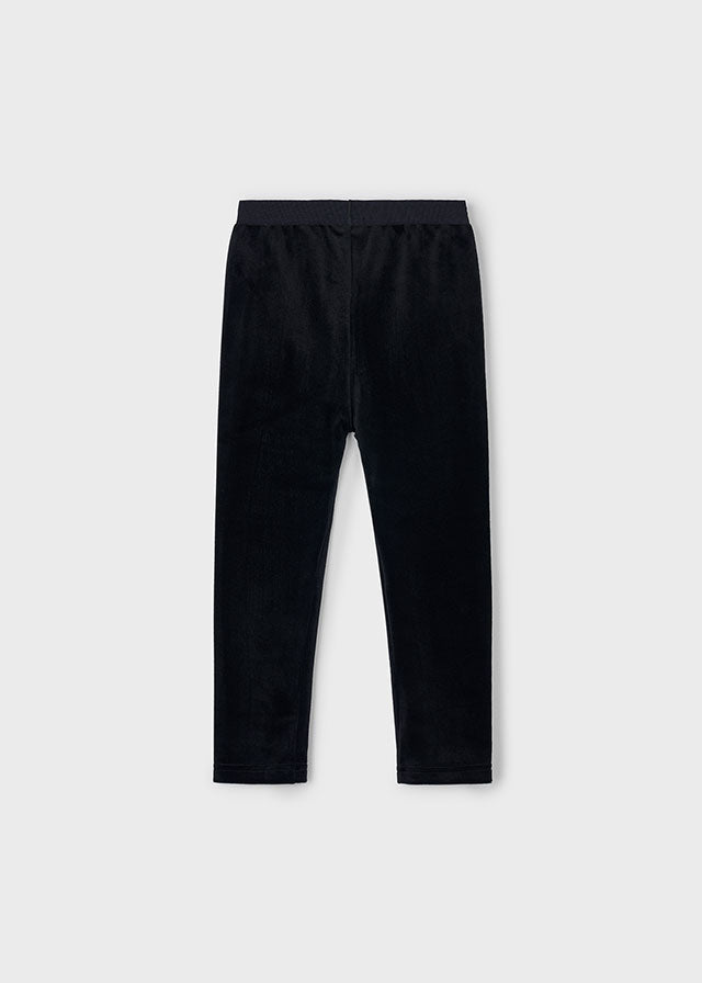 Black Velvet Leggings