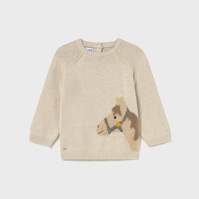 Cozy Knit Pony Sweater