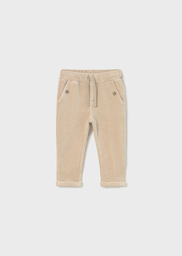 Boy's Oatmeal Corduroy Pants