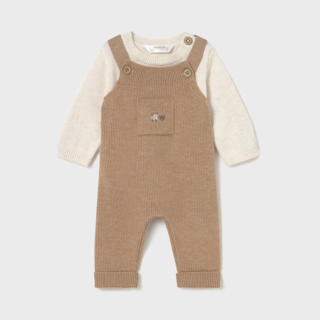 Toffee Overall Two Piece Set