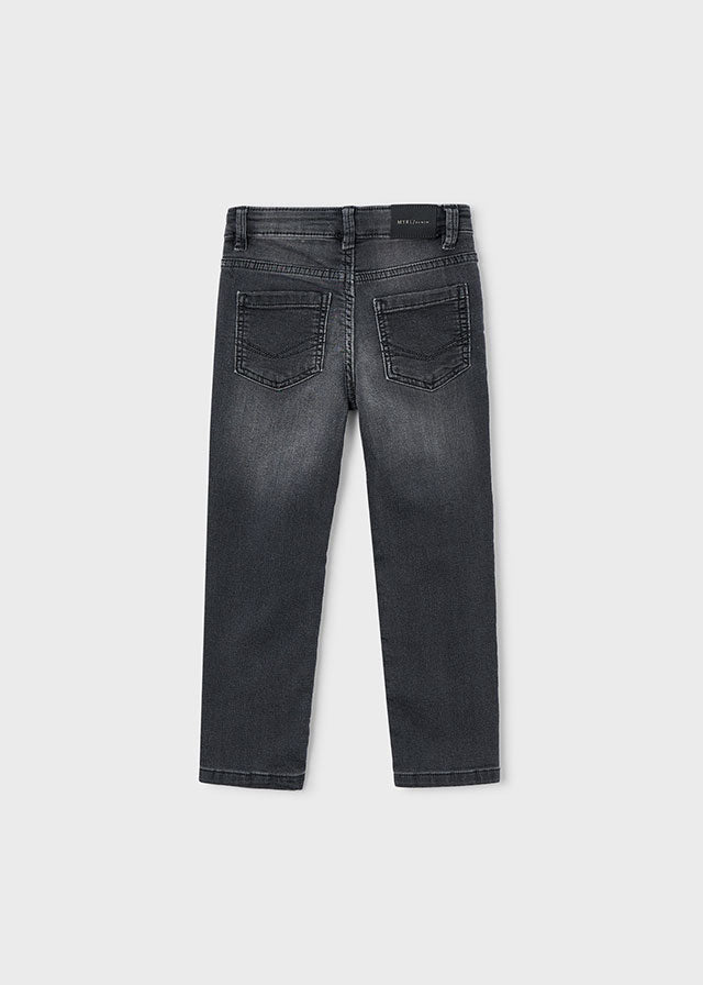 Dark Grey Denim Skinny Jeans