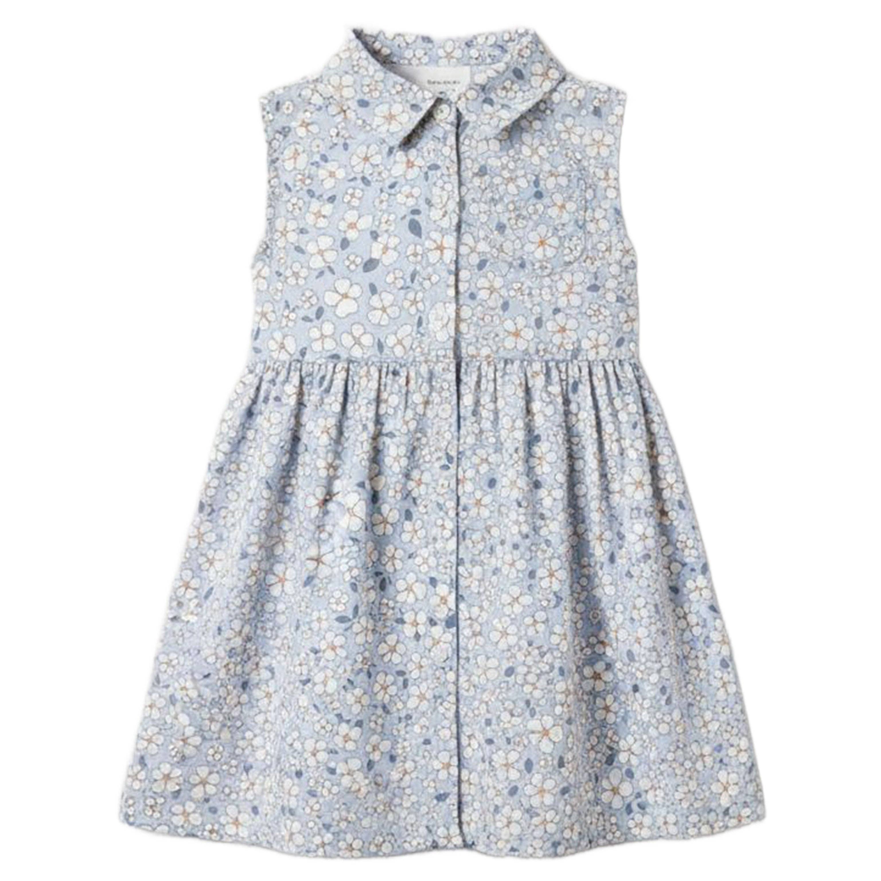 Freya Poplin Sleeveless Shirt Dress