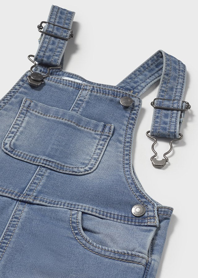 Denim Overall Shorts