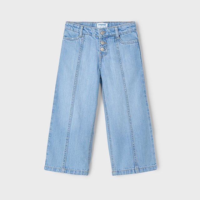 Light Wash Wide Leg Jeans