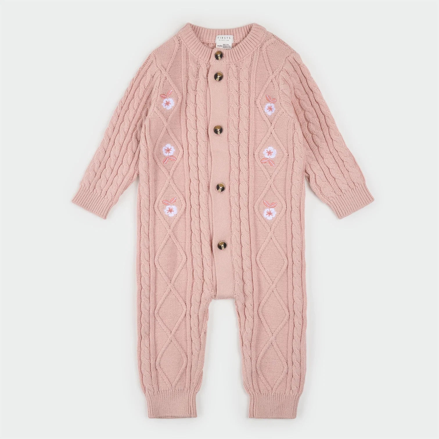 Farm Floral Sweater Knit Playsuit