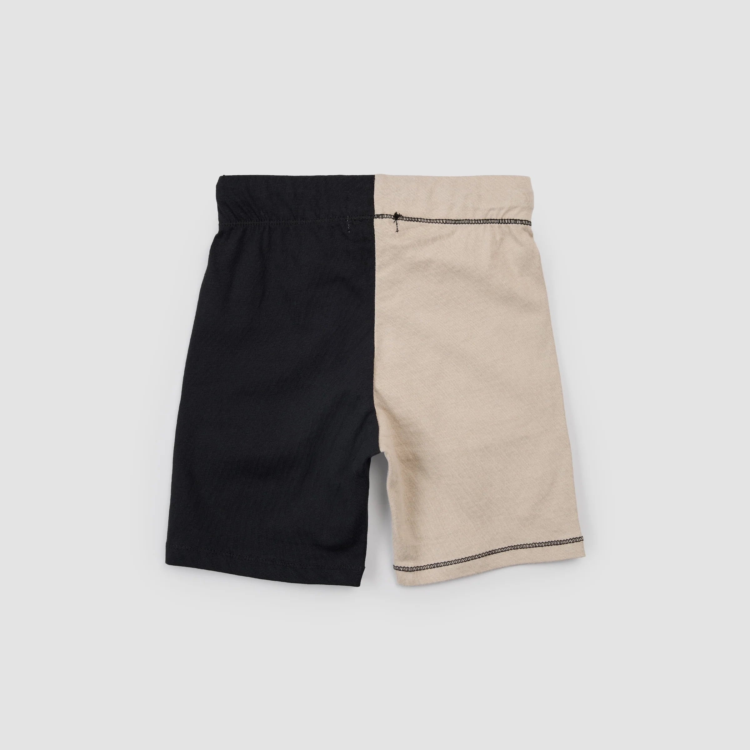 Taupe Color Block T-Shirt + Short Set