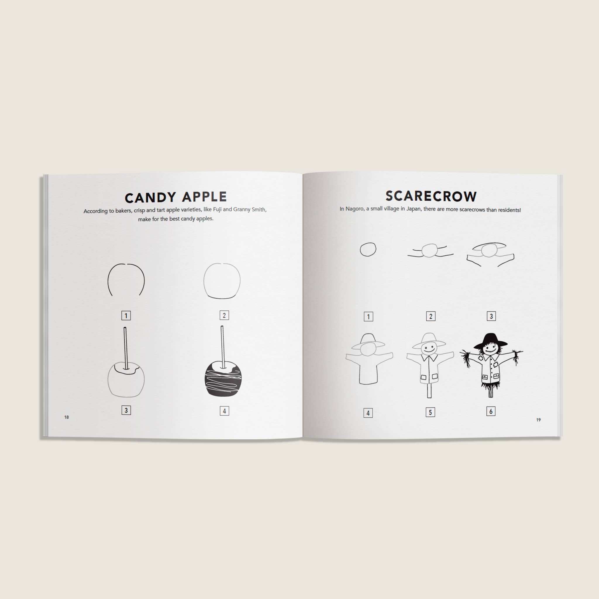 How to Draw Books for Kids with Pumpkins, Scarecrows, Turkeys and More