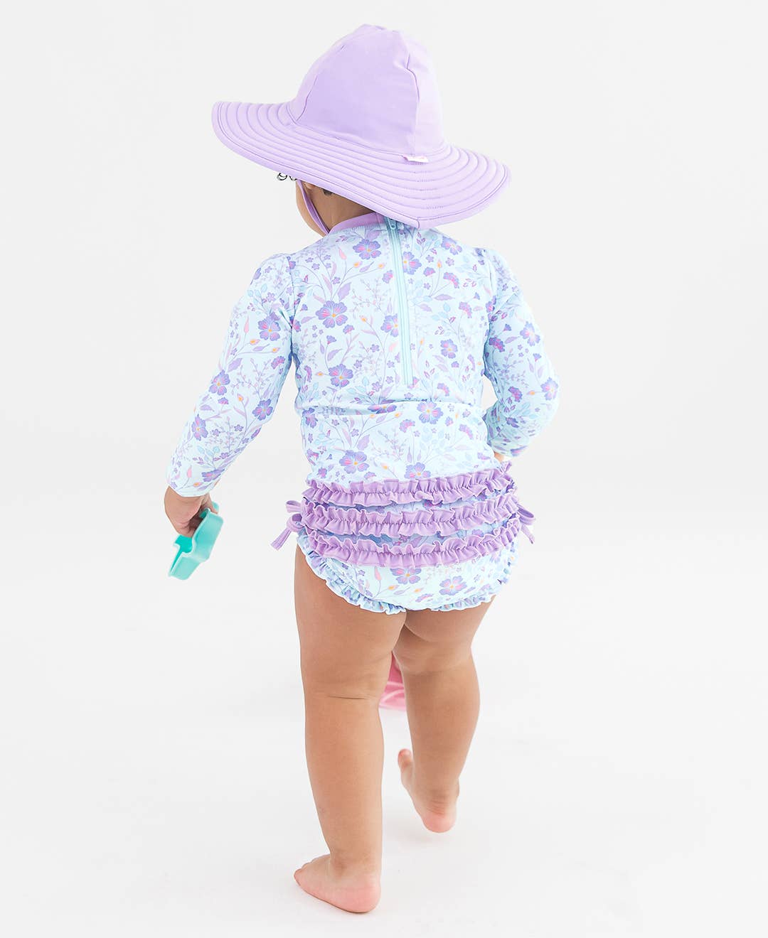Fairytale Garden Long Sleeve One Piece Swimsuit