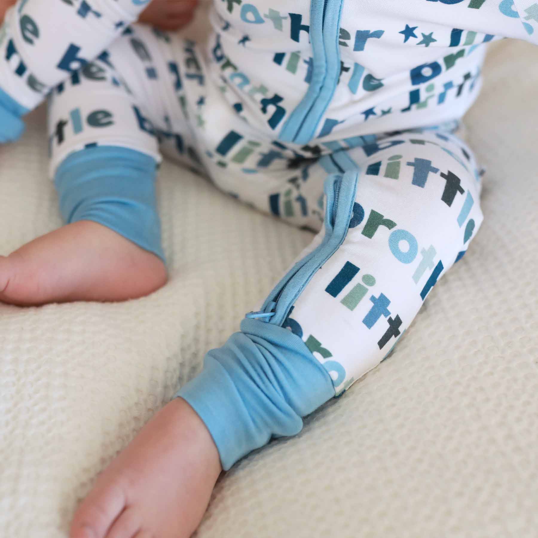 Convertible Zip Romper | Little Sibling