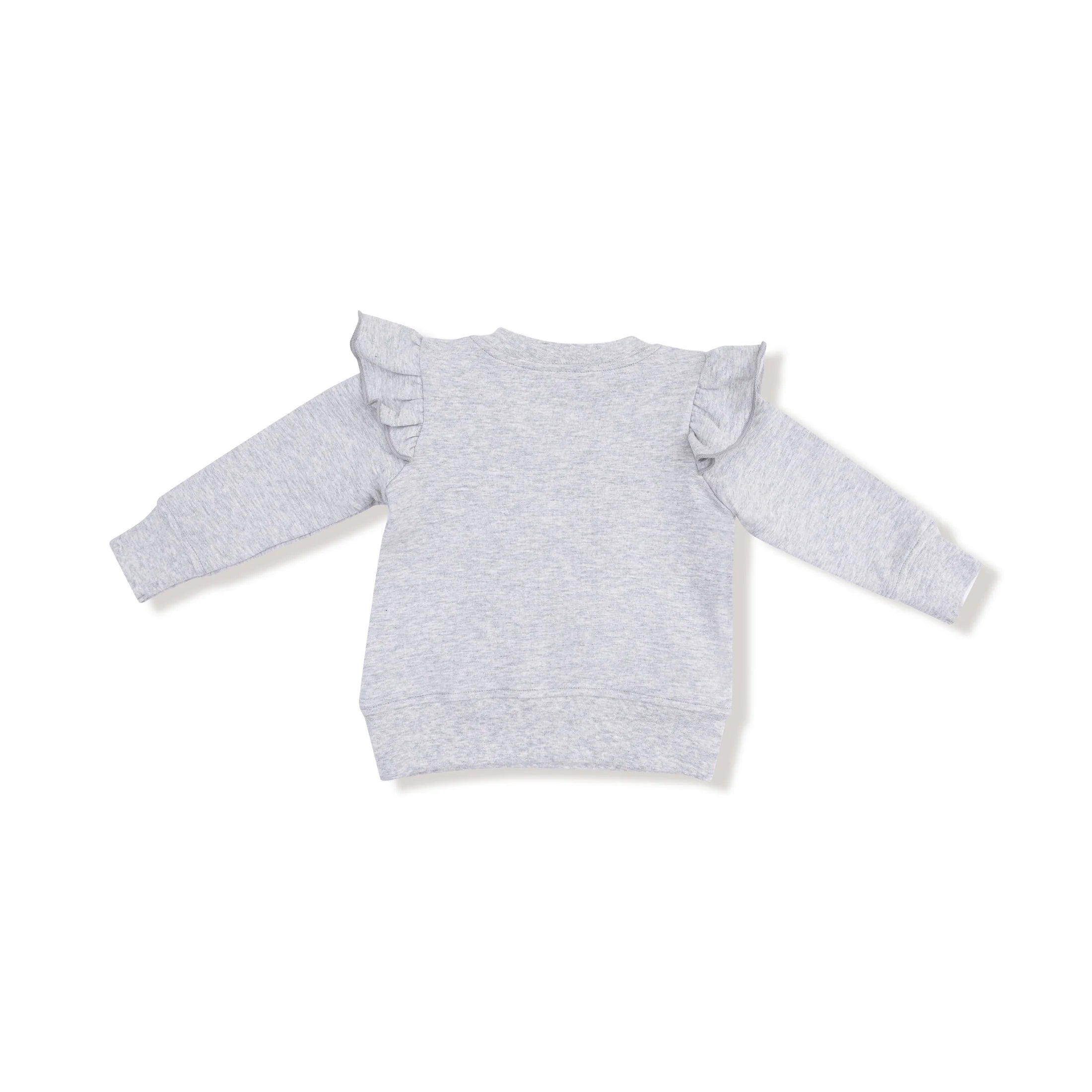 Varsity Ruffle Sweatshirt