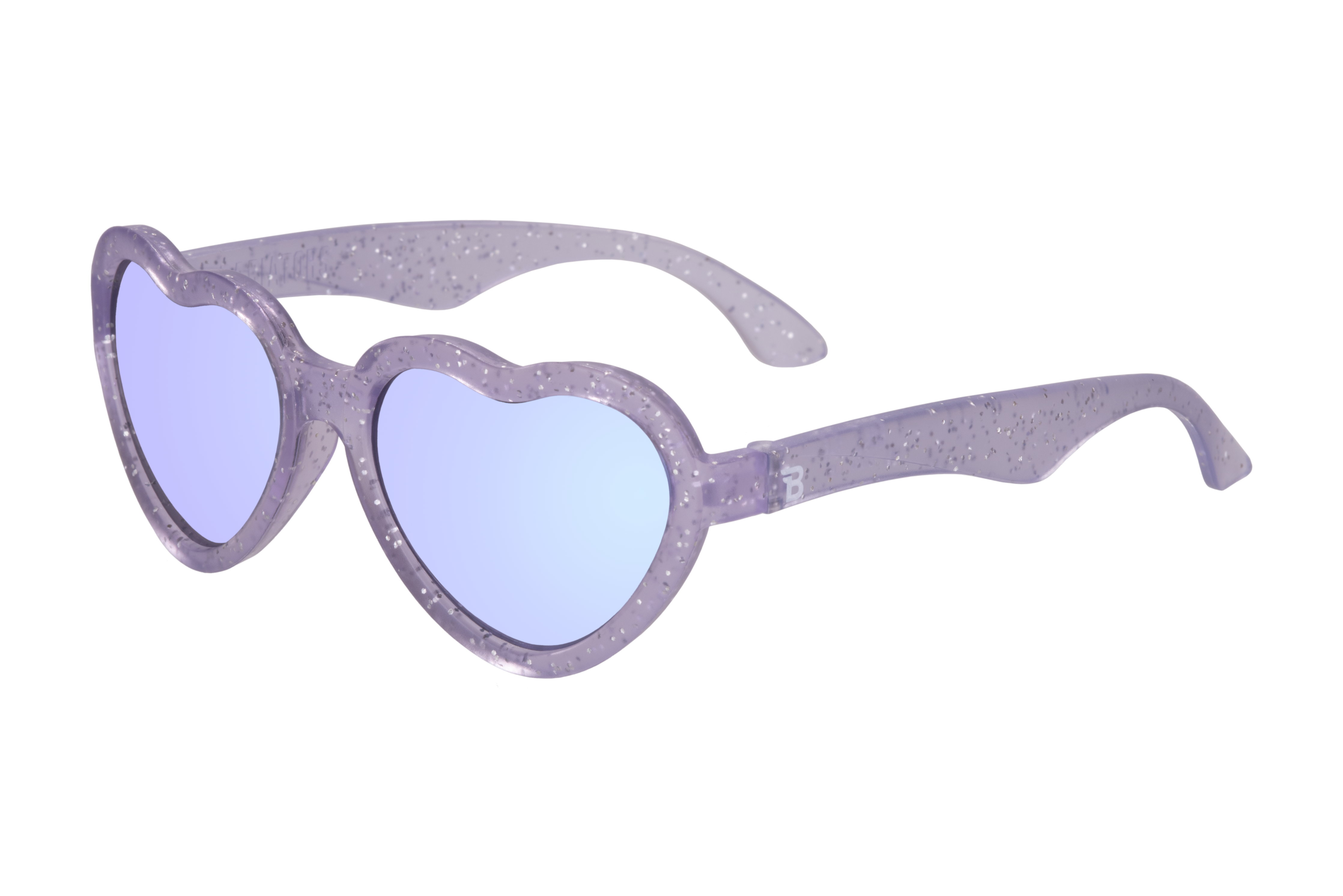 Limited Edition Lavender Shimmer Hearts with Mirrored Lens