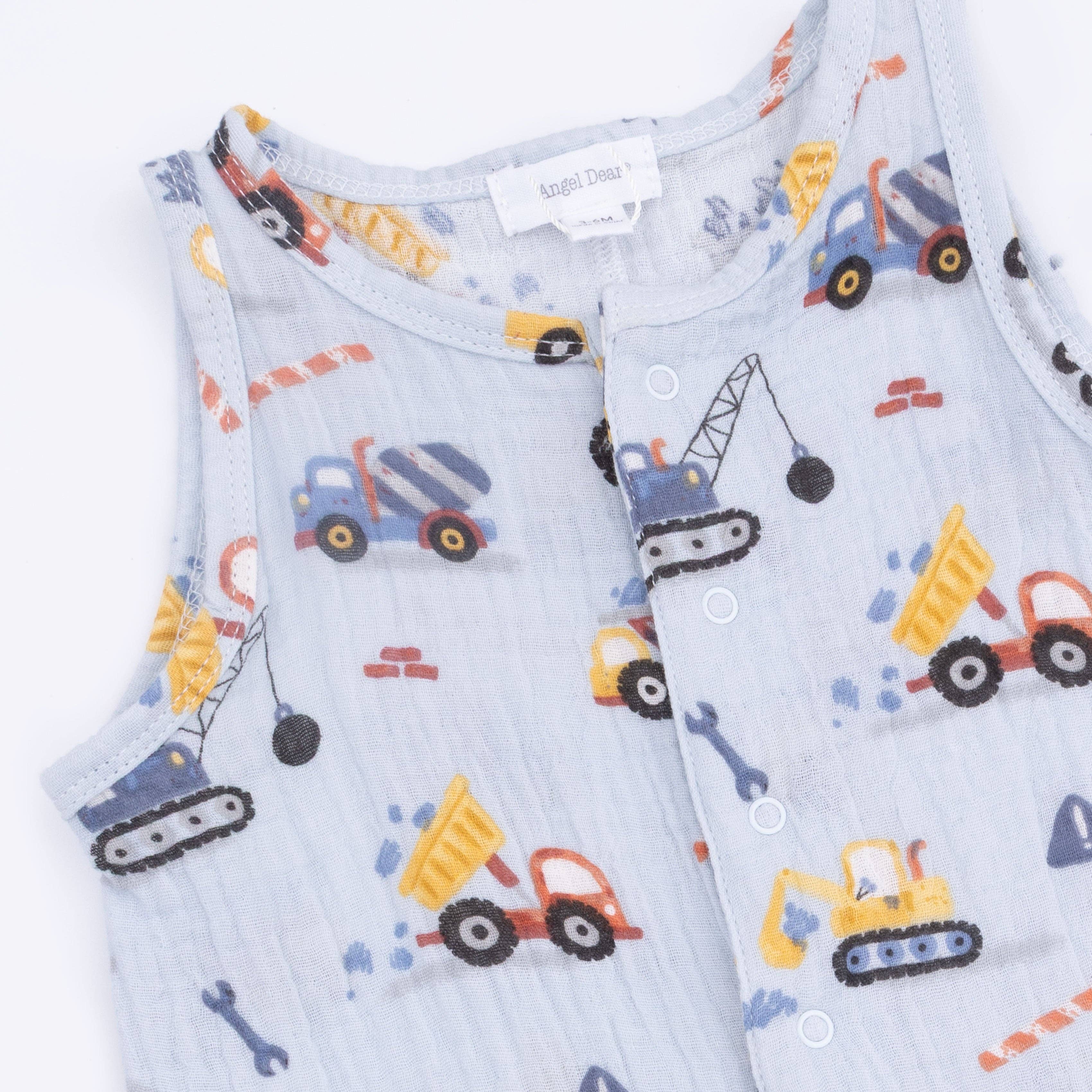 Sleeveless Shortie Romper | Crayon Construction