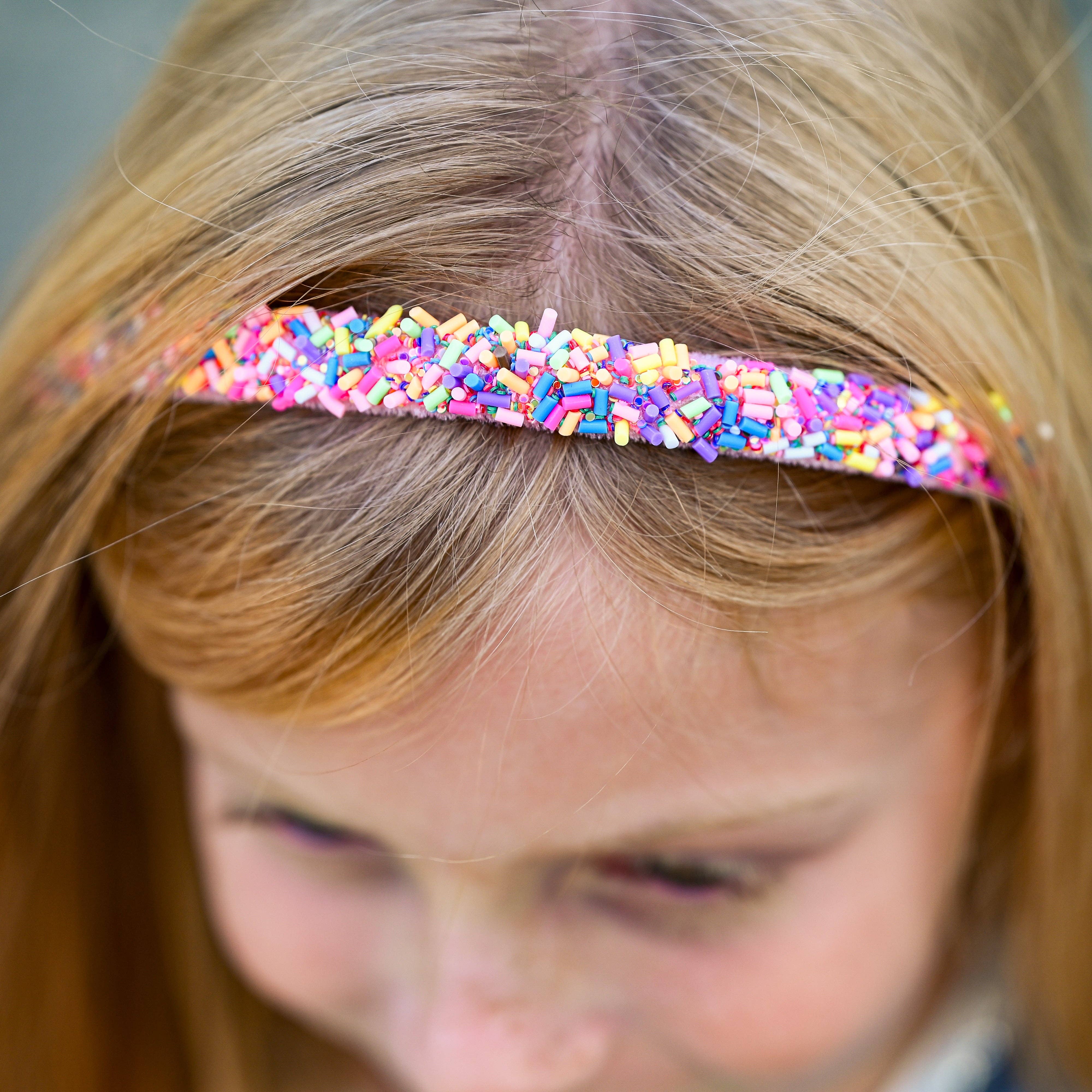 Thin Sprinkle Headband - Non Slip Hair Accessories for Kids