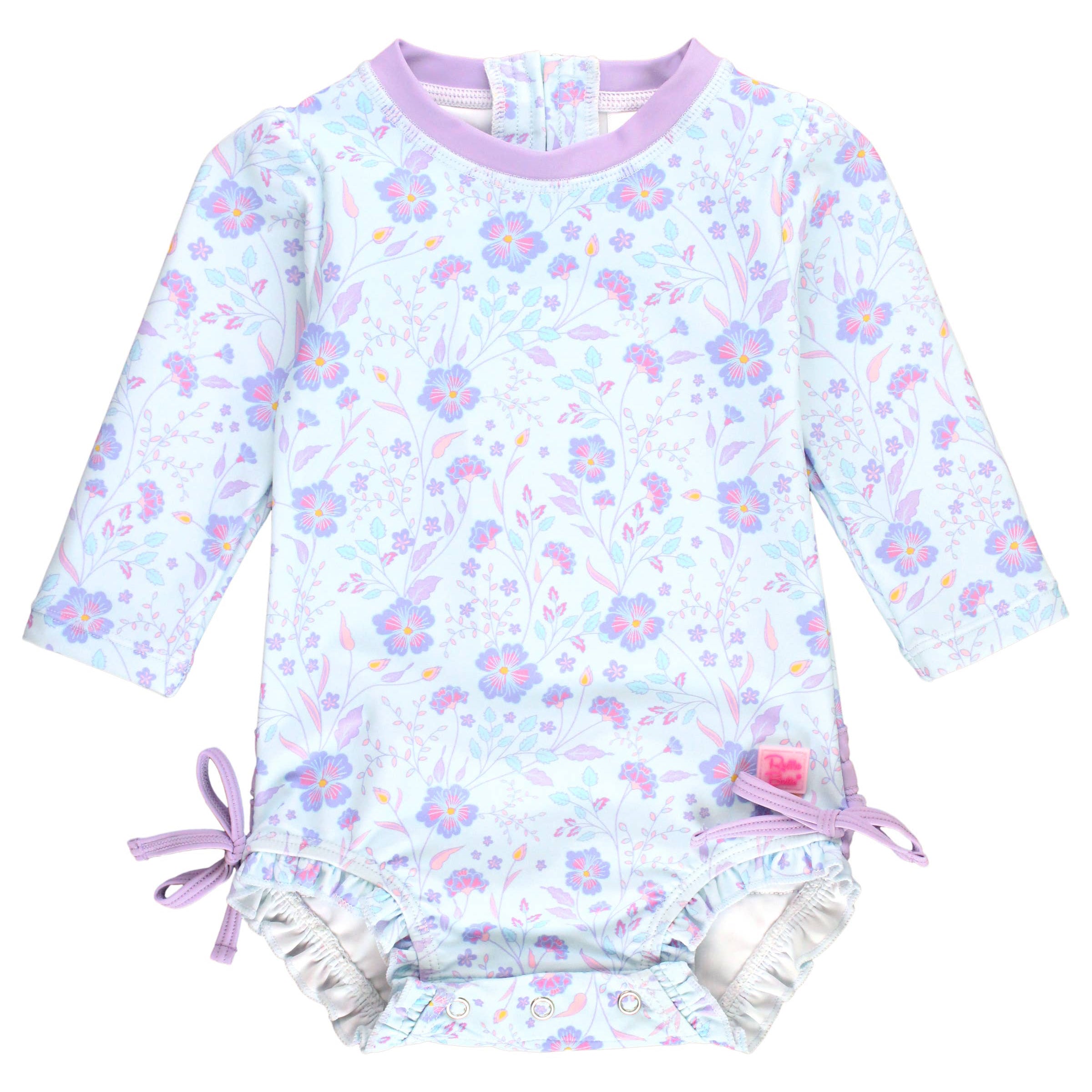 Fairytale Garden Long Sleeve One Piece Swimsuit
