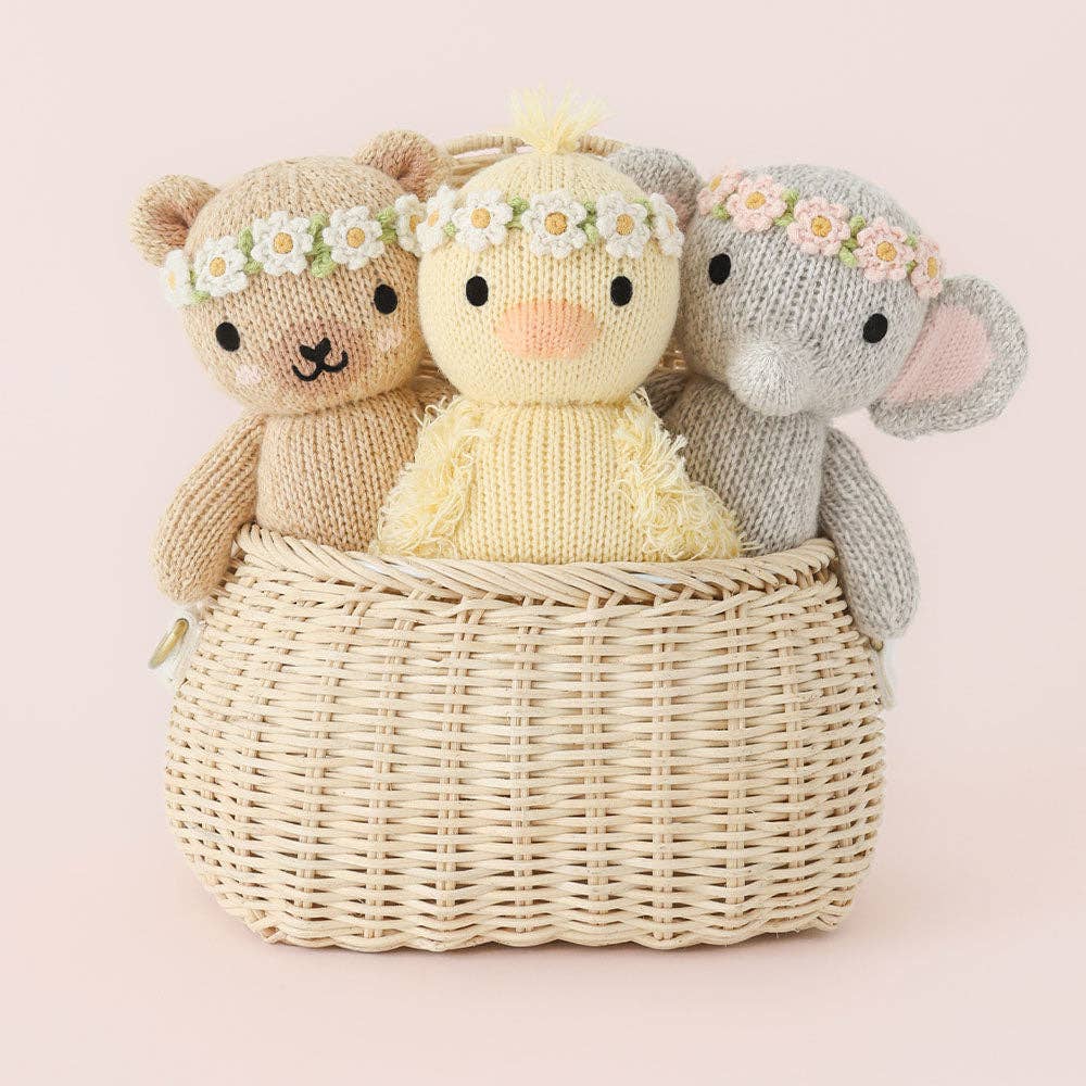 Baby Honey Bear (Ivory Floral)