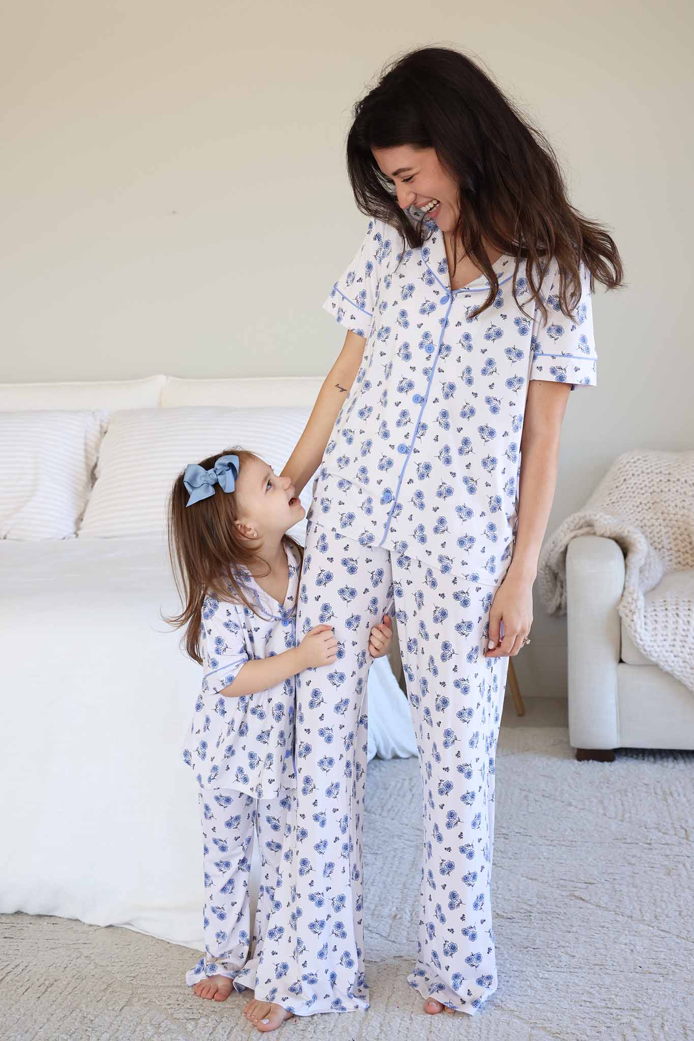Girl's Two Piece Flare Lounge Set | Sapphire Garden
