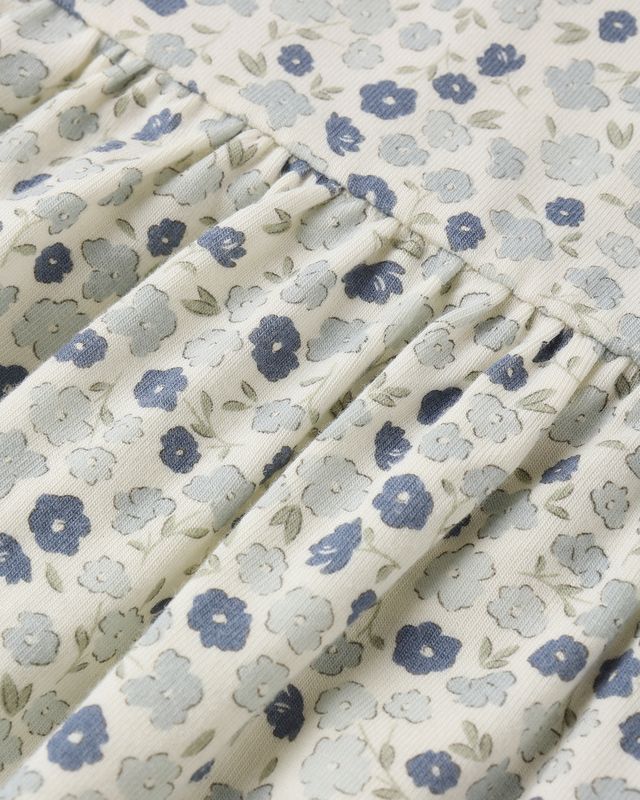 Babydoll Dress | Blue Ditsy