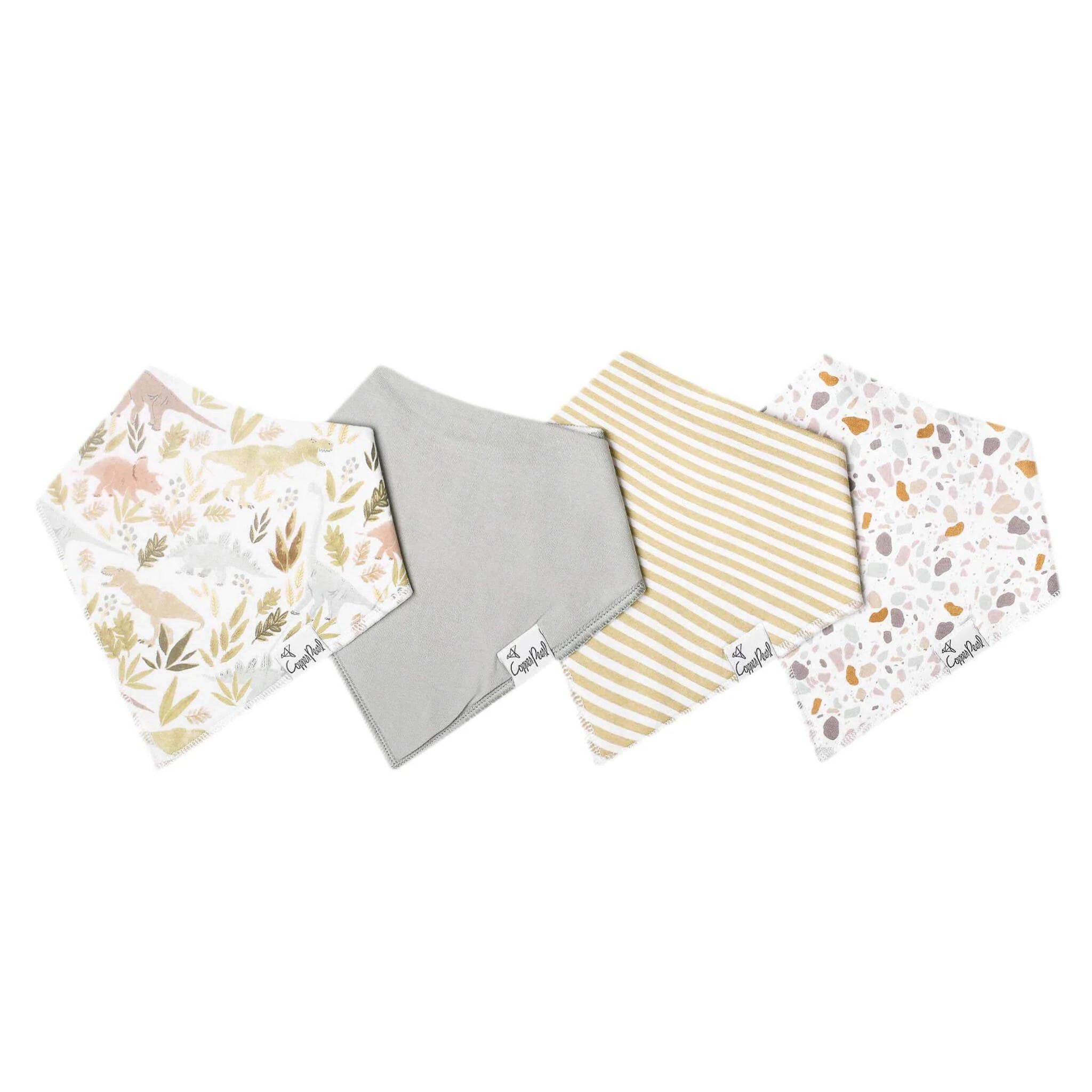 Copper Pearl Bandana Bib Set (4-pack)