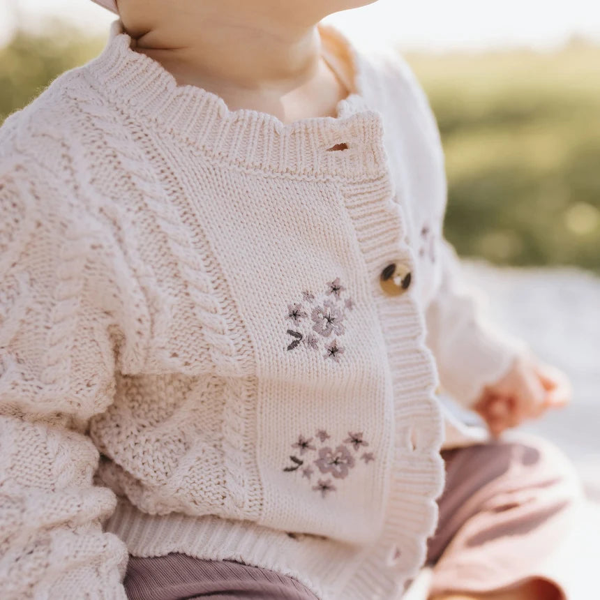 Blackberry Knit Cardigan