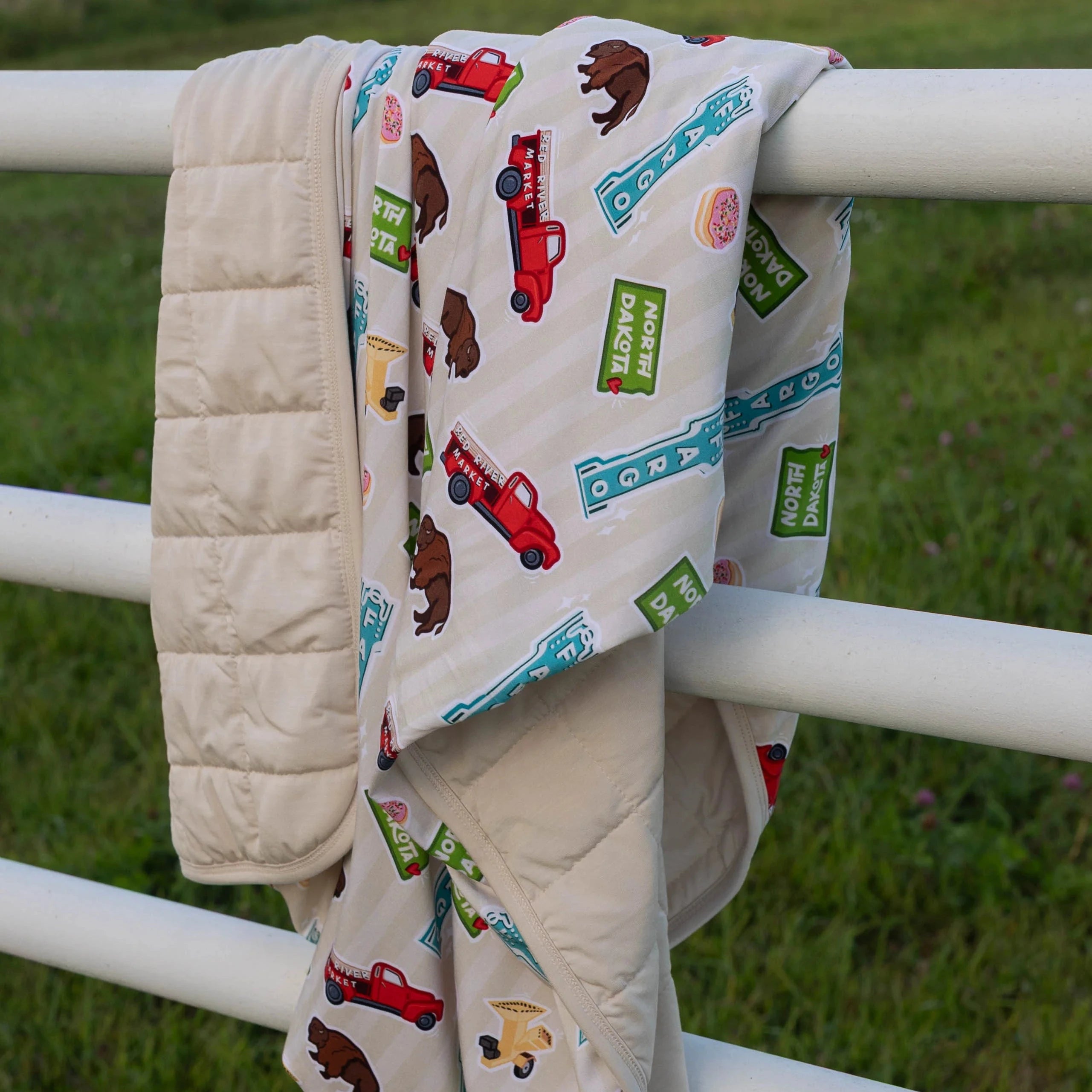 Fargo Famous Quilted Blanket | Local Littles