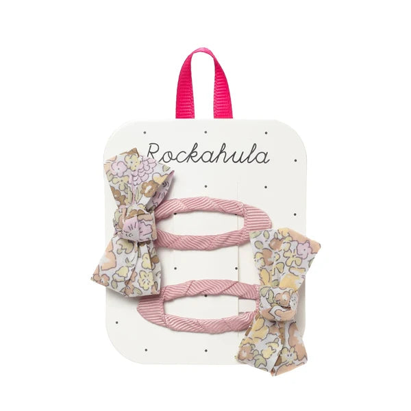 Fairytale Floral Fabric Clip Set