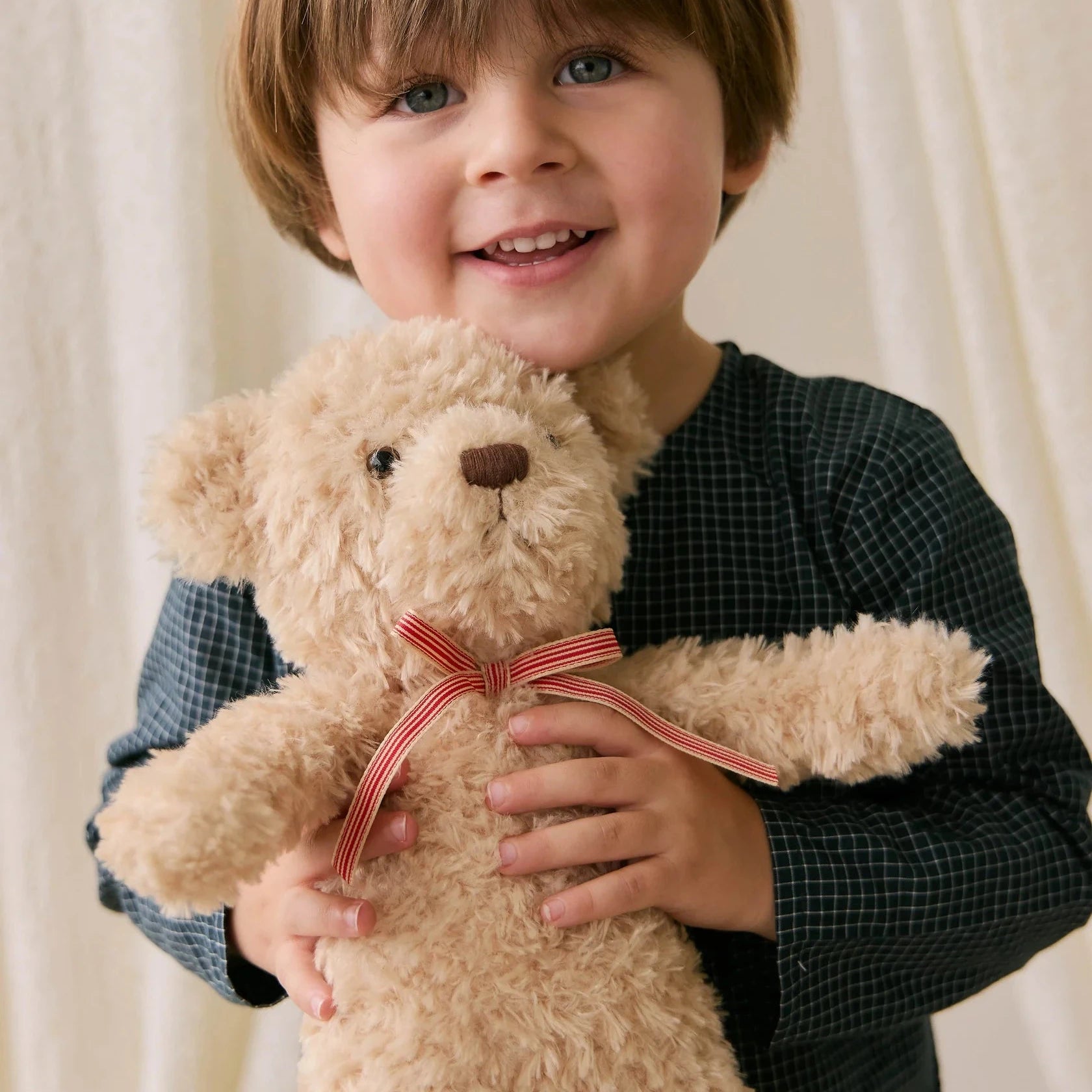 Arthur the Bear | Red Stripe Bow