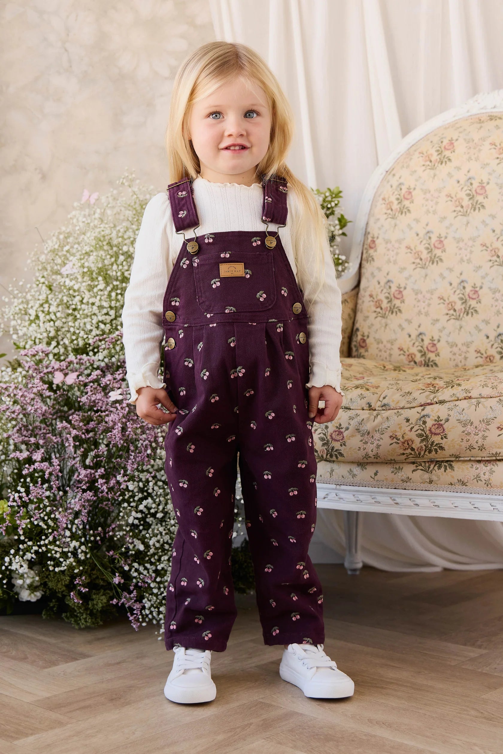 Blair Overall | Cherry Fig