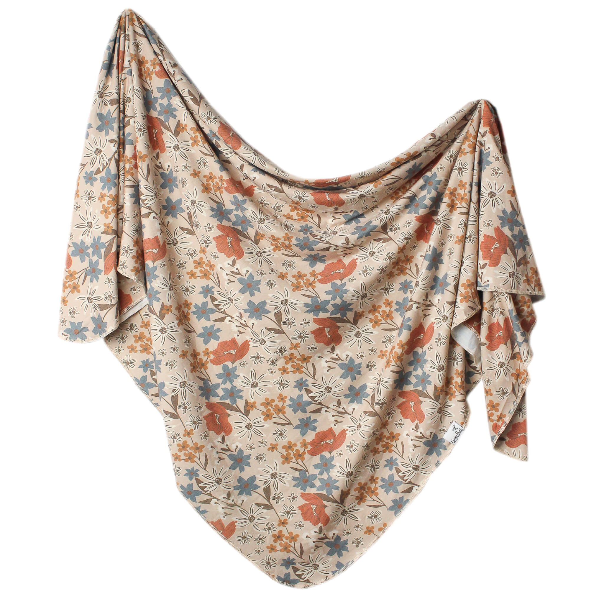 Copper Pearl Knit Swaddle Blanket
