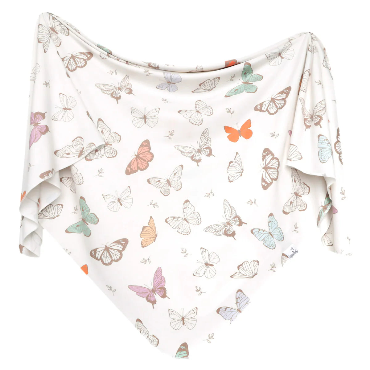 Copper Pearl Knit Swaddle Blanket