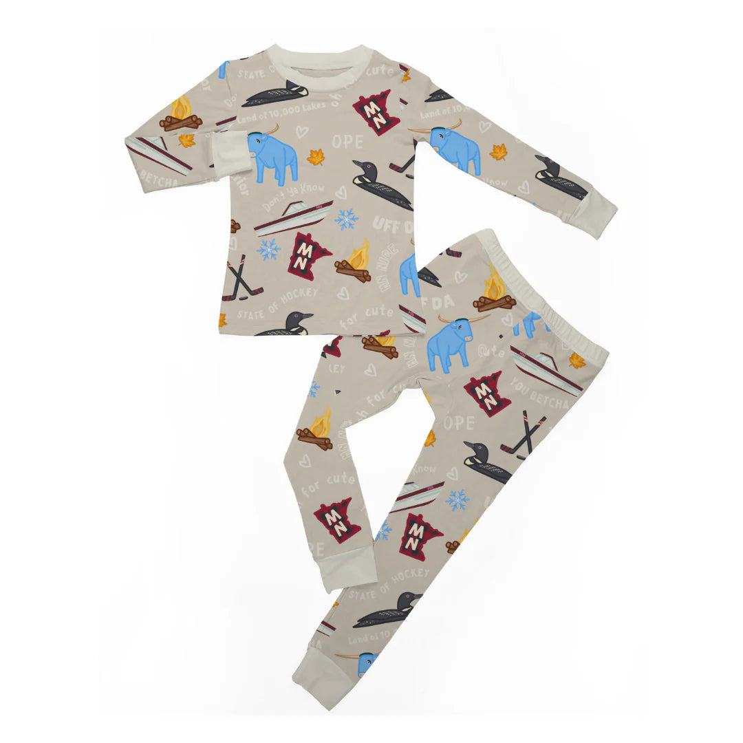 Land of 10,000 Lakes Two Piece PJ | Local Littles