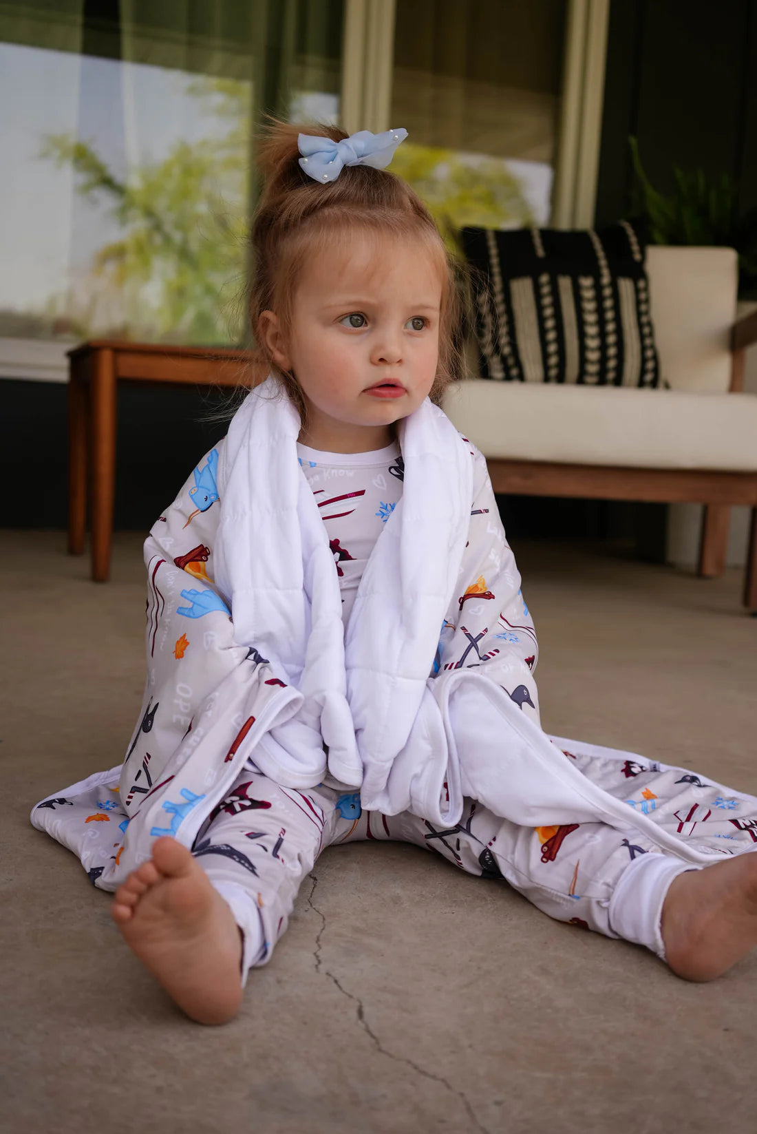 Land of 10,000 Lakes Quilted Blanket | Local Littles