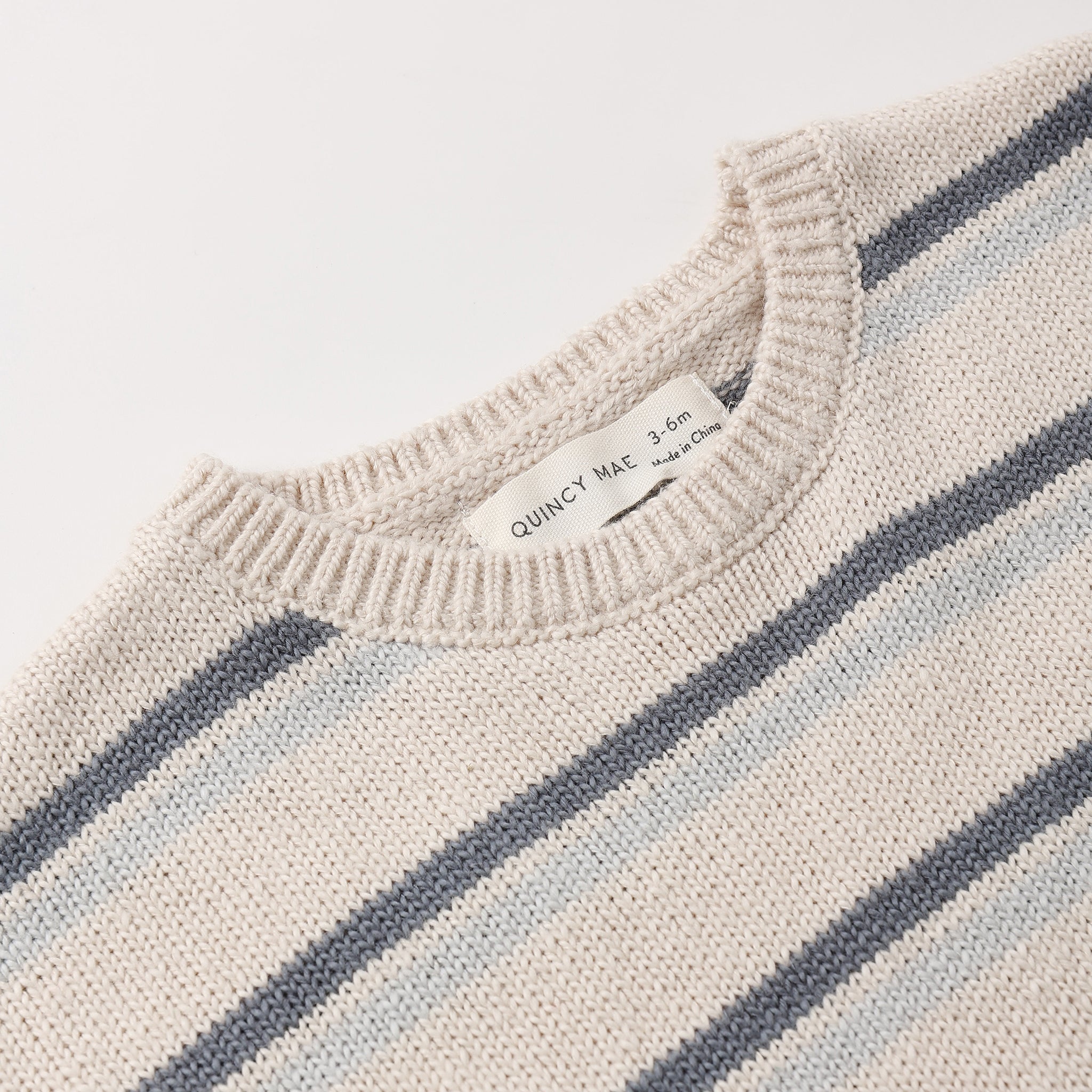 Relaxed Summer Knit Set | Ocean Stripe
