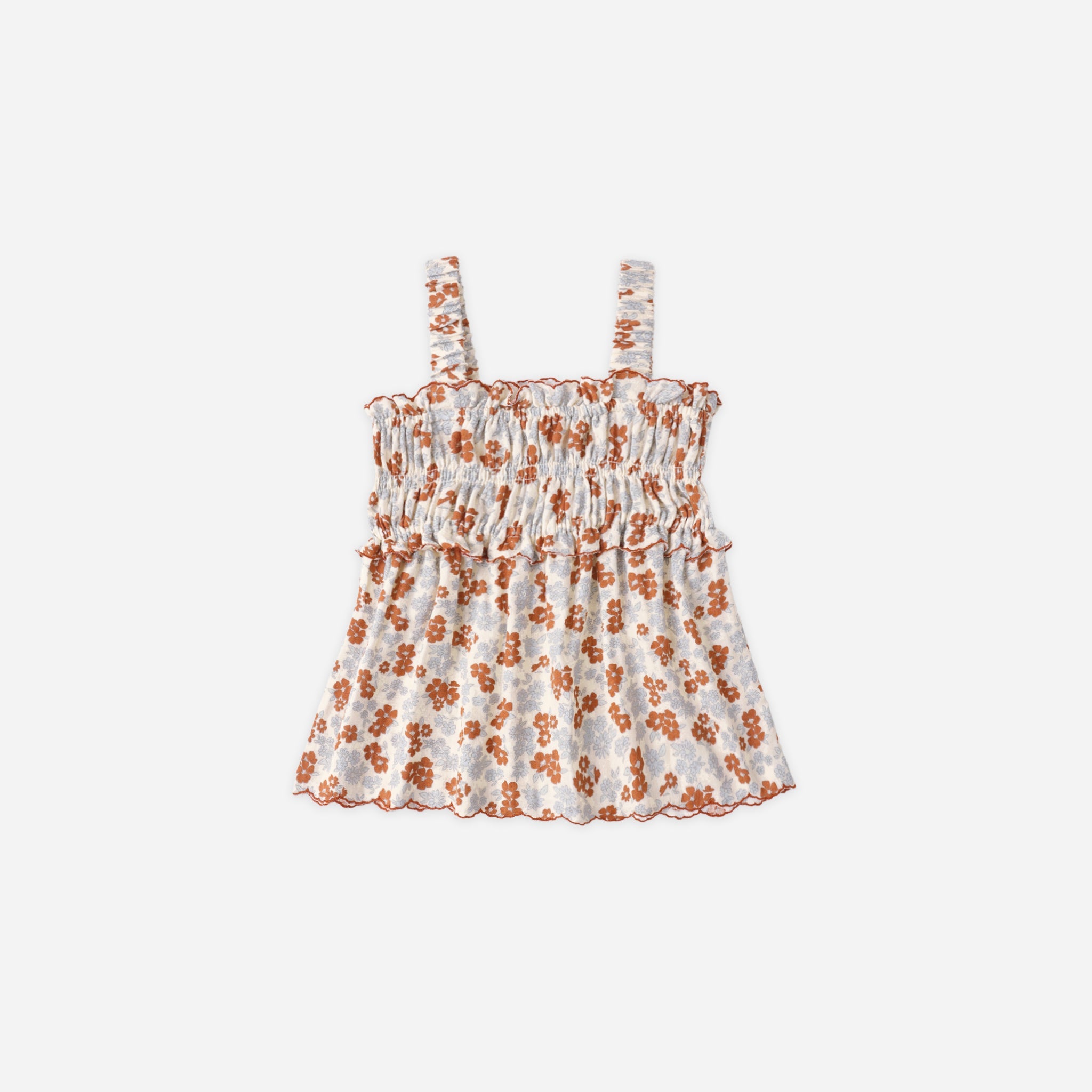 Smocked Tank | Americana Floral