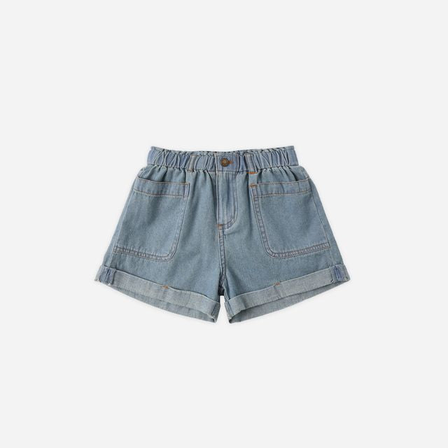 Alba Short Denim | Washed Blue