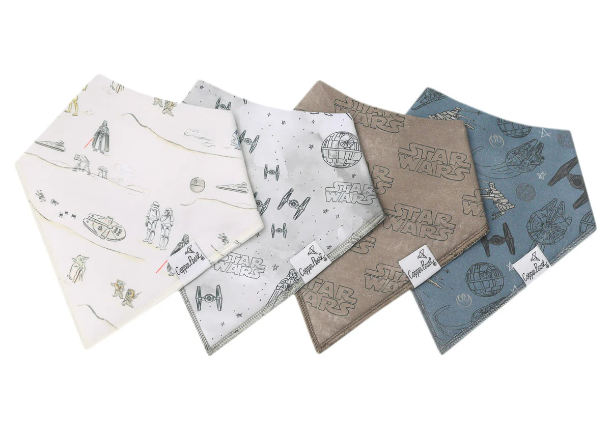 Copper Pearl Bandana Bib Set (4-pack)