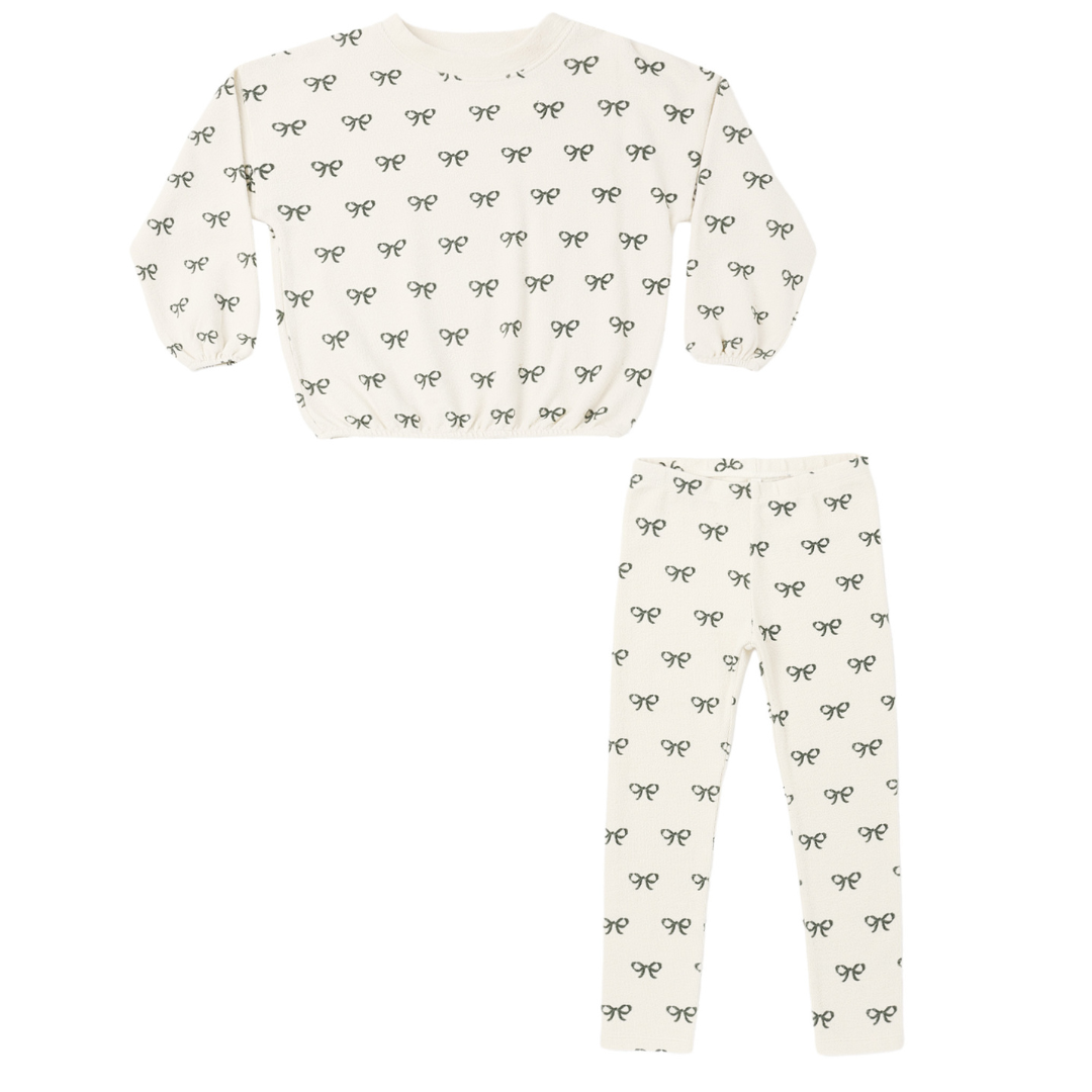 Spongey Knit Set | Evergreen Bows