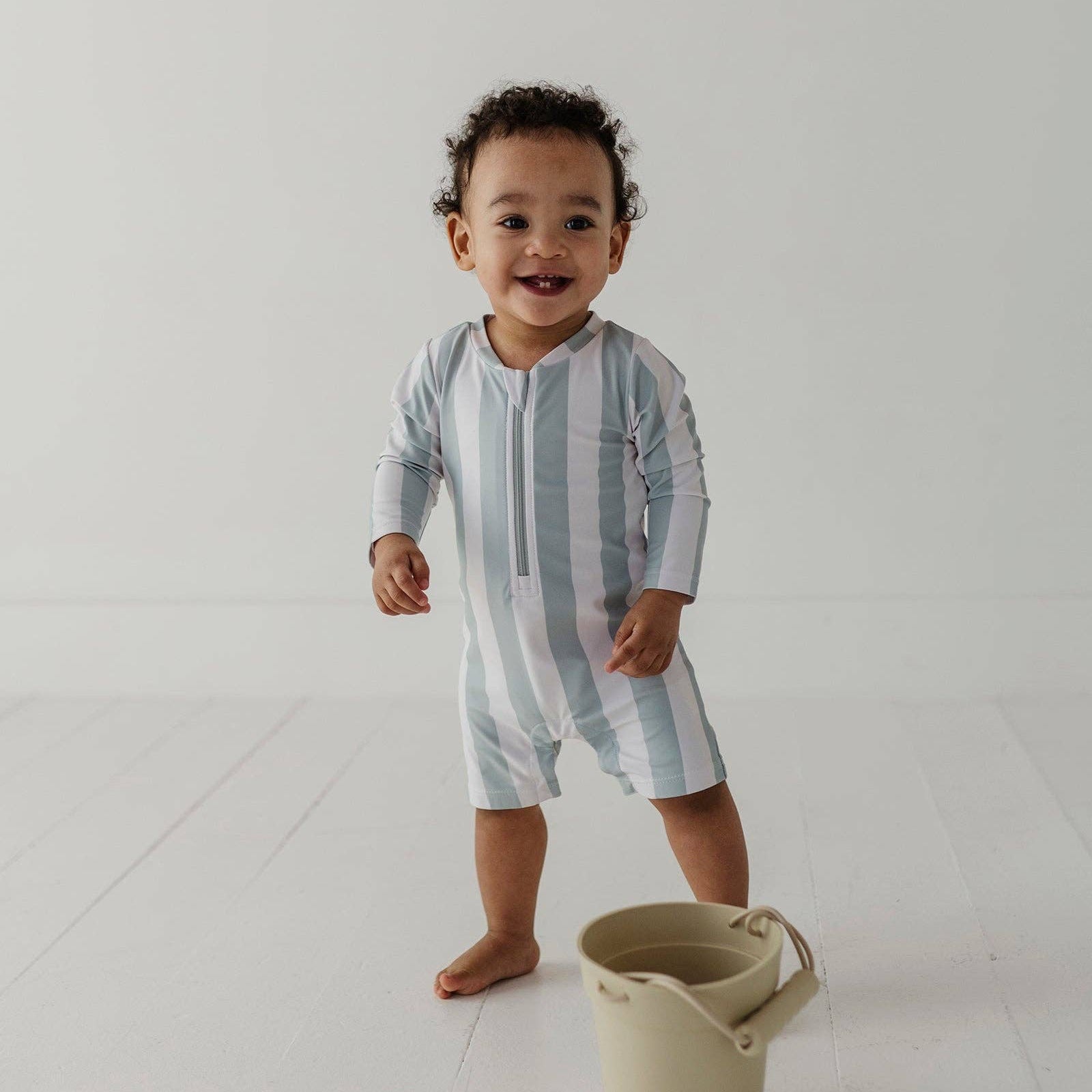 Babysprouts Baby One-Piece Rash Guard Swimsuit