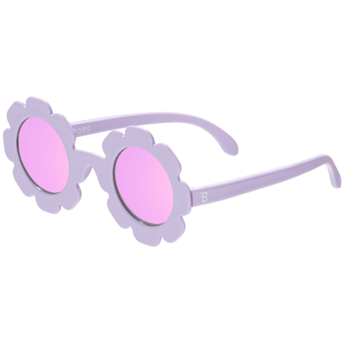 Iris Polarized Flower Sunglasses with Mirrored Lens