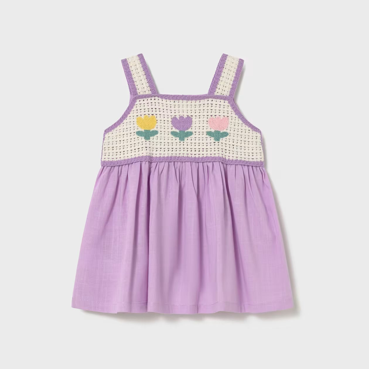 Lilac Crochet Dress