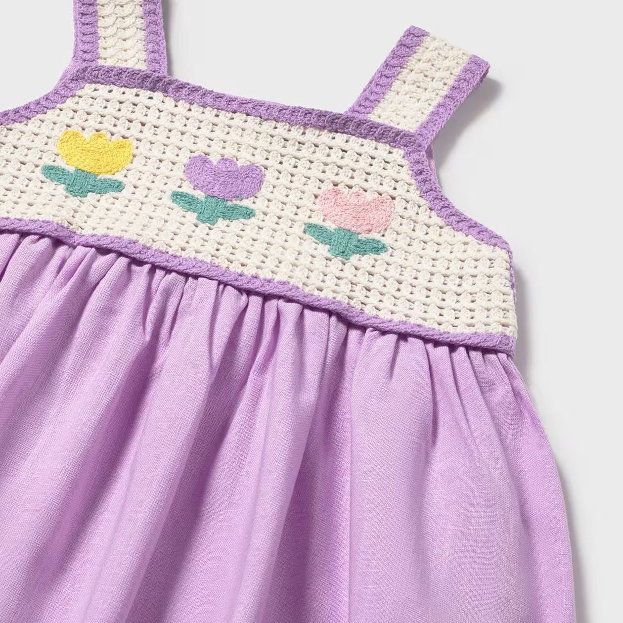 Lilac Crochet Dress