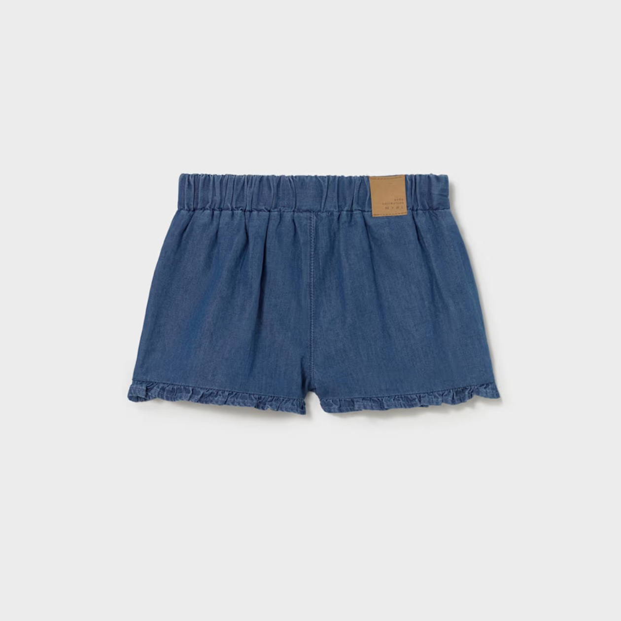 Dark Flowy Denim Shorts