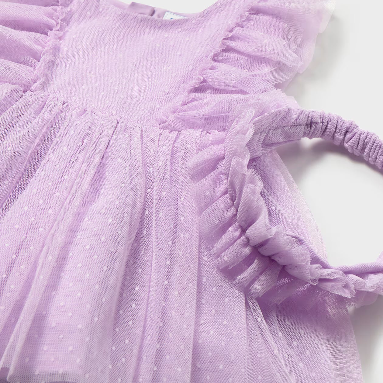 Tulle Dress w/ Headband | Mauve