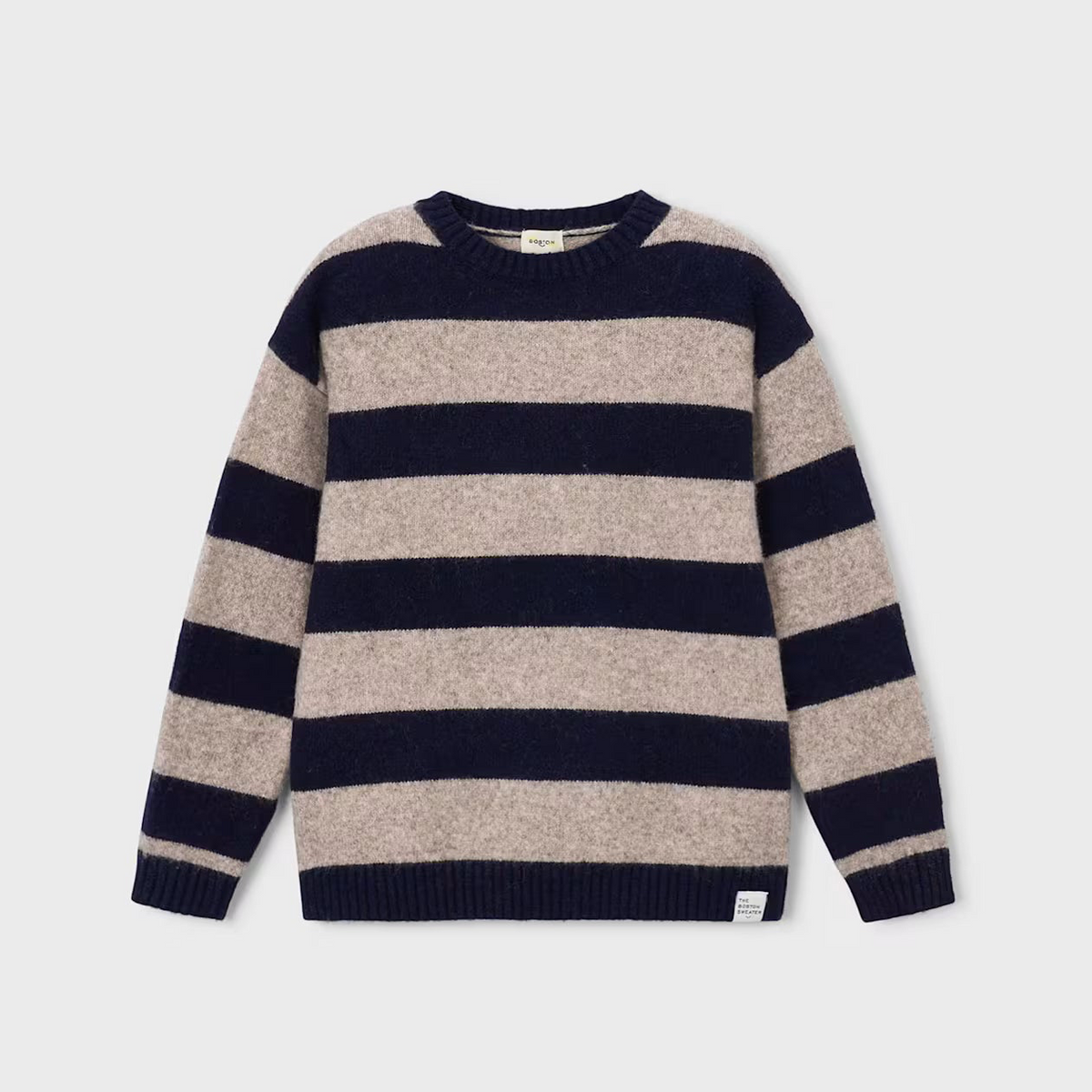 Navy Striped Sweater
