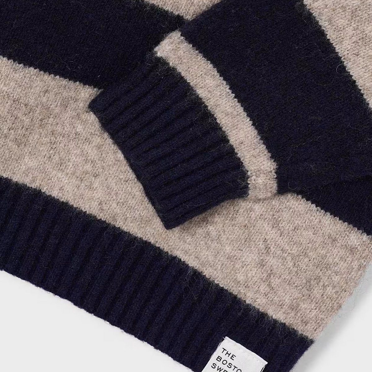 Navy Striped Sweater